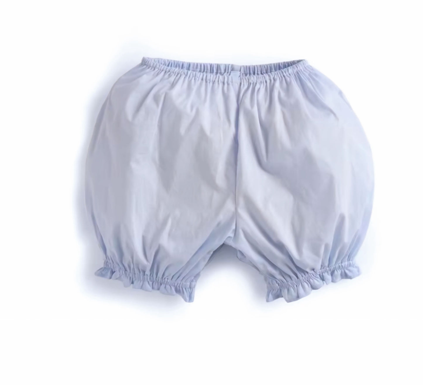Conjunto de Blusa Azul Pastel con Bloomers
