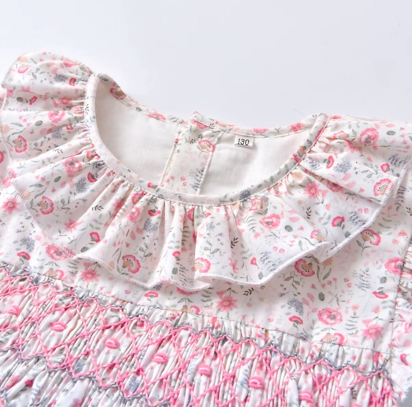 Vestido floral con volantes Emma