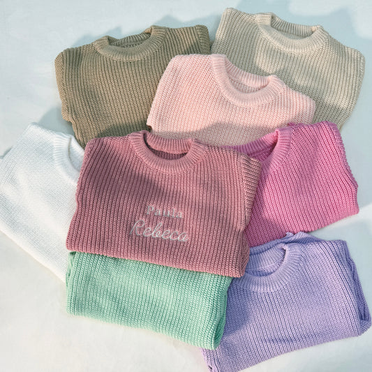 Mameluco de punto personalizado