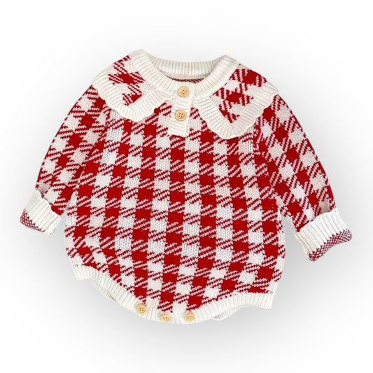 mono de punto a cuadros