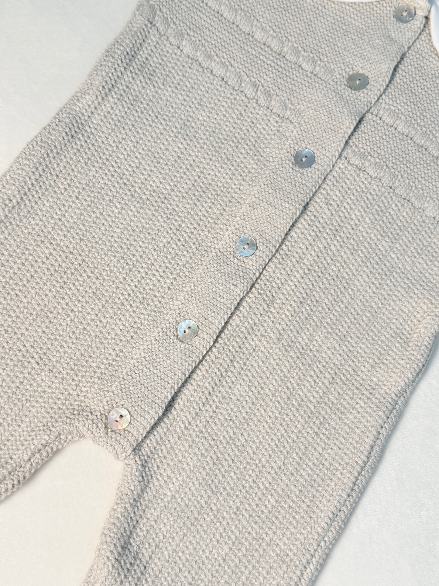Mameluco tejido beige