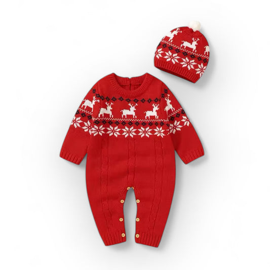 Mamelucos navideños con gorro