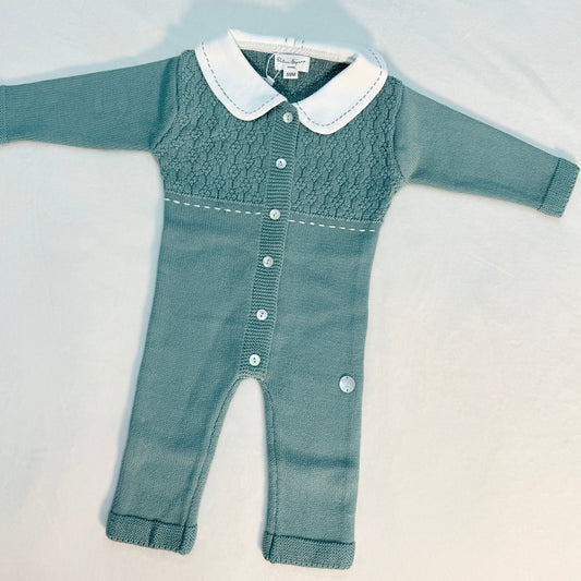 Mameluco tejido verde