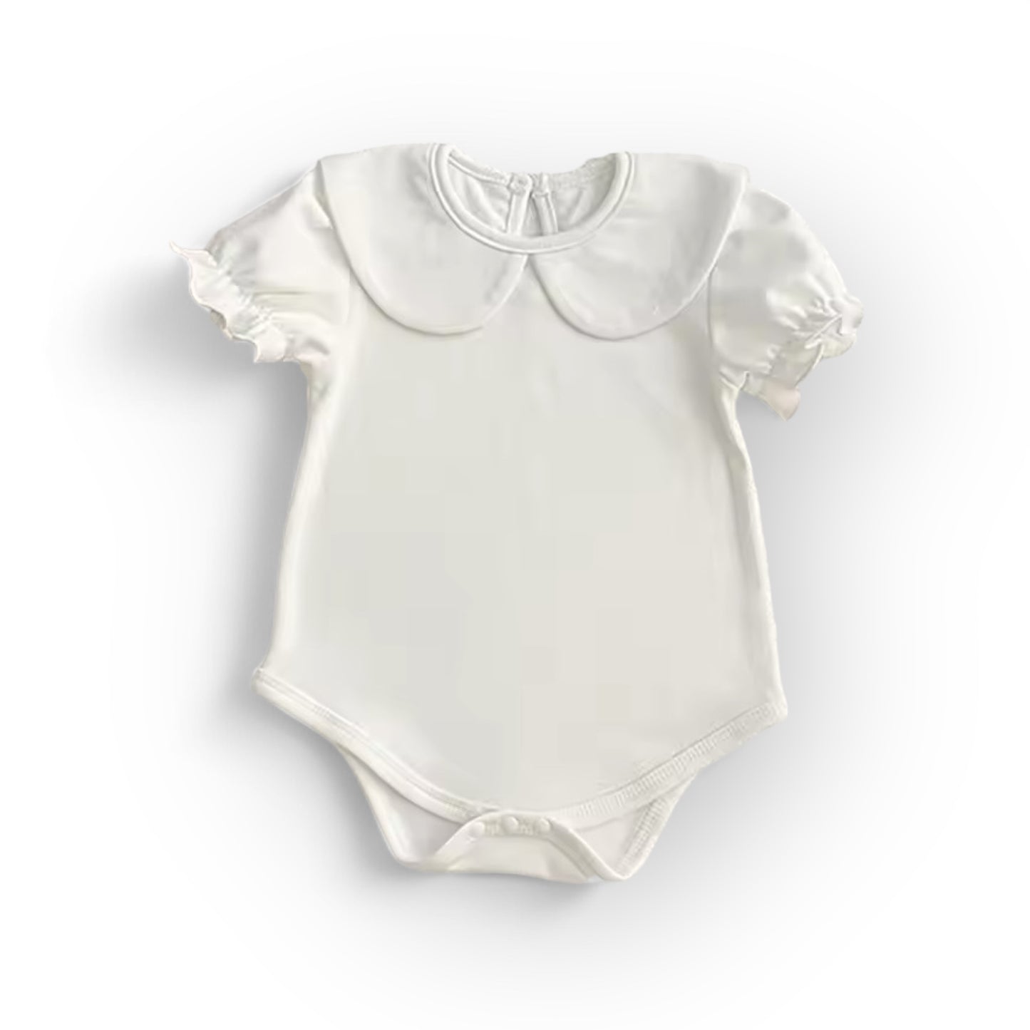 Pañalero manga corta y cuello