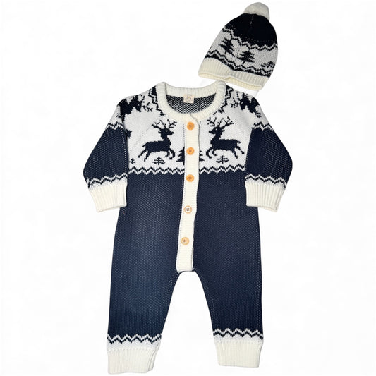 Mamelucos navideños con gorro