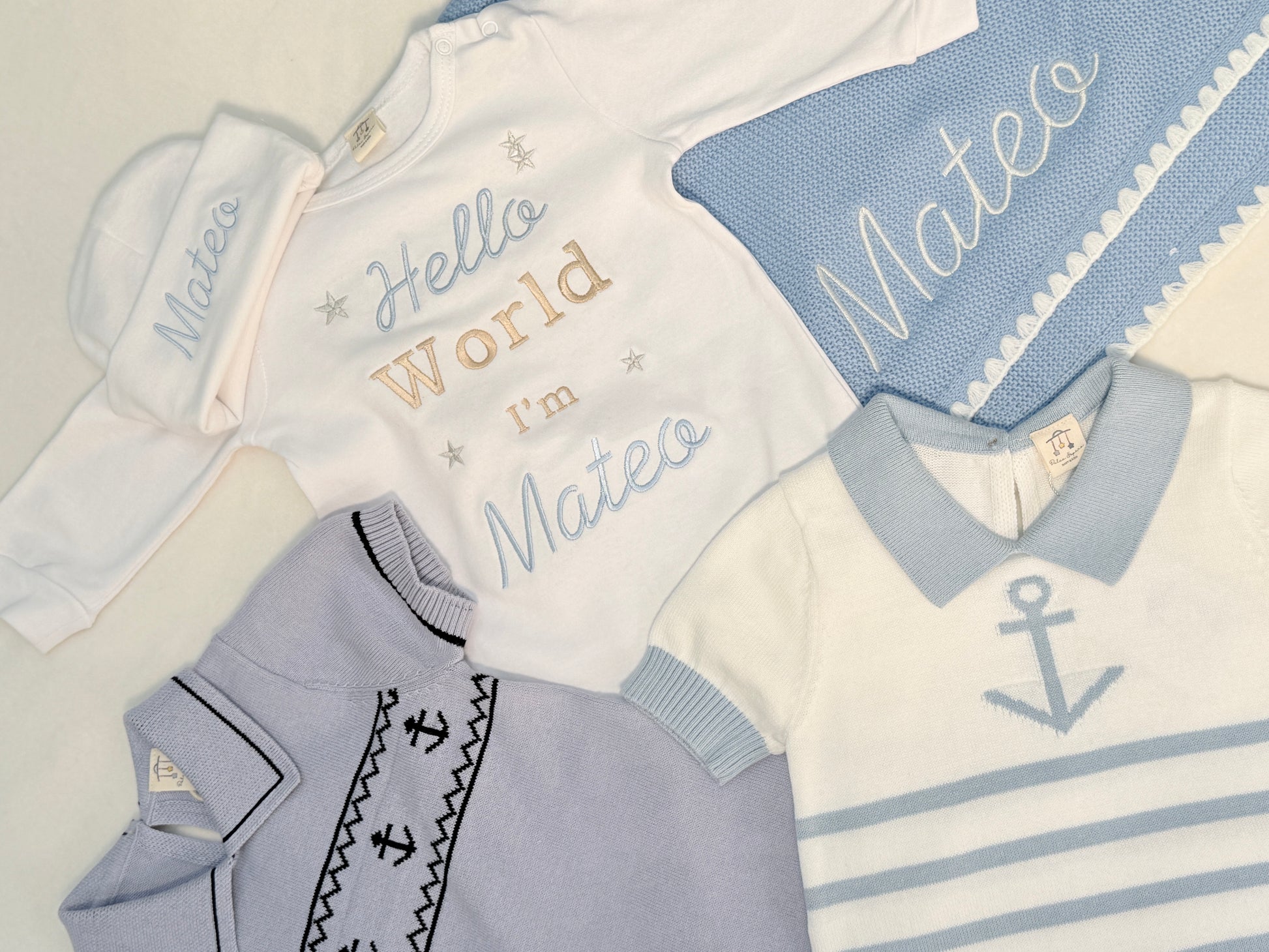 Mamelucos personalizados Hello World