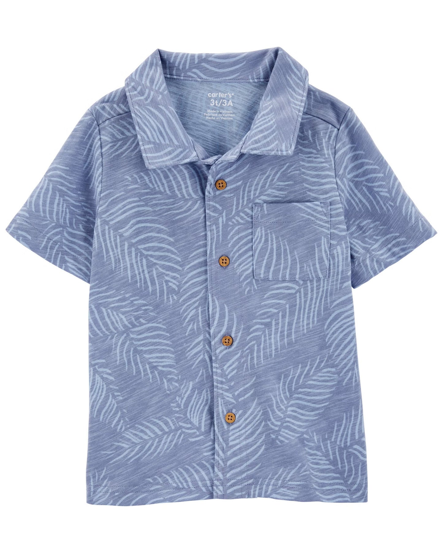 Camisa para niño de palmeras Carters