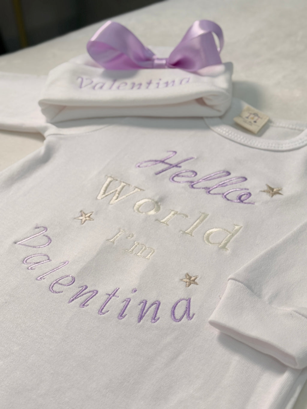 Mamelucos personalizados Hello World