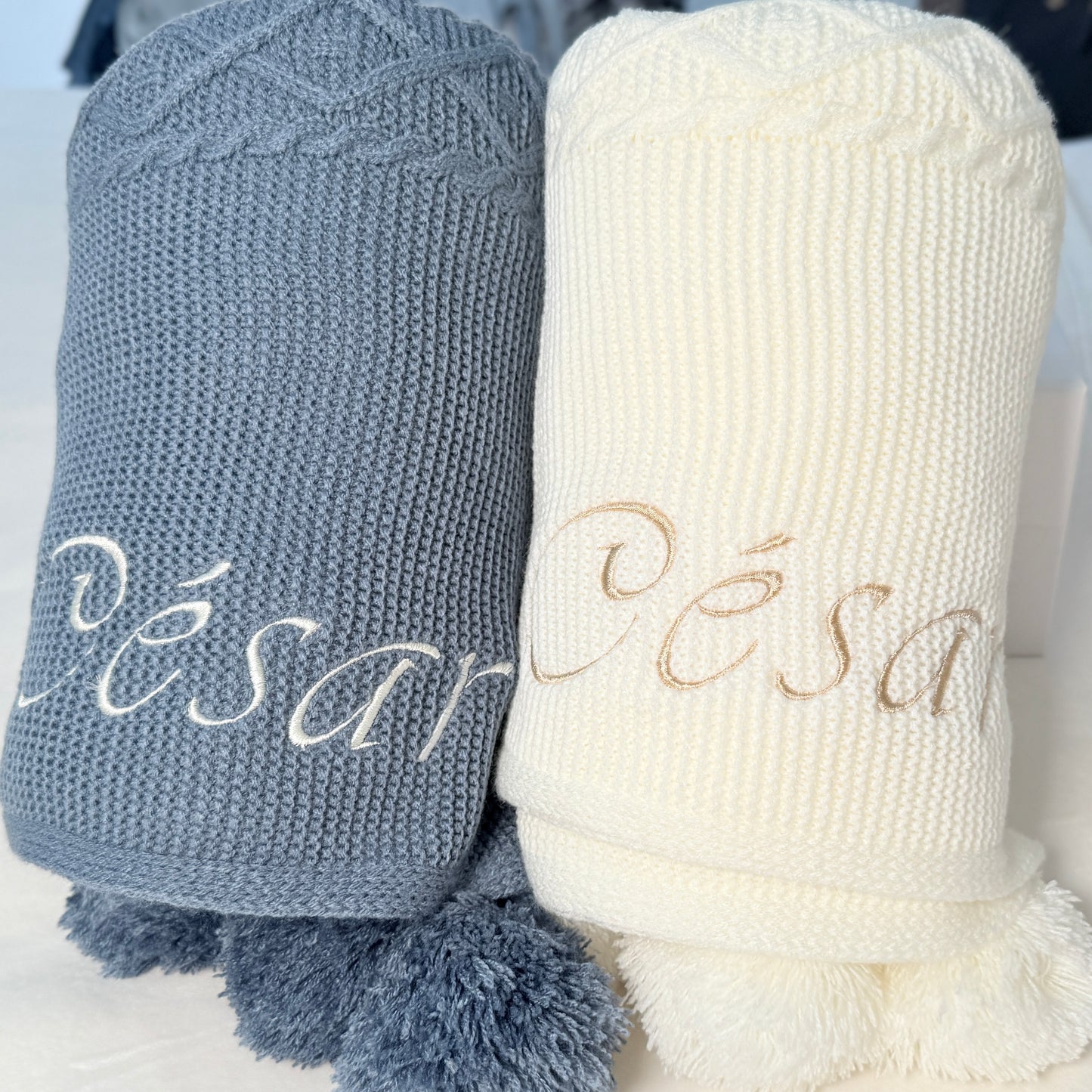 Mantas personalizadas con motas