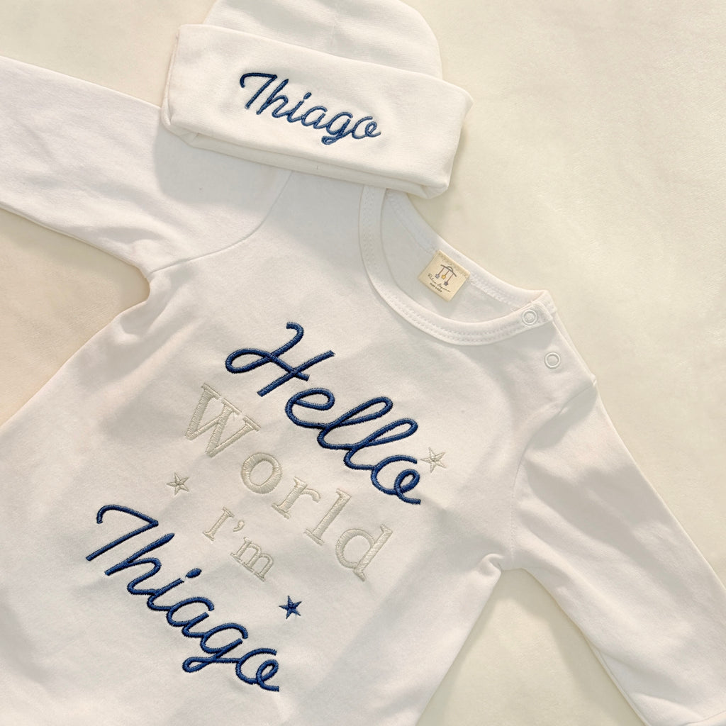 Mamelucos personalizados Hello World