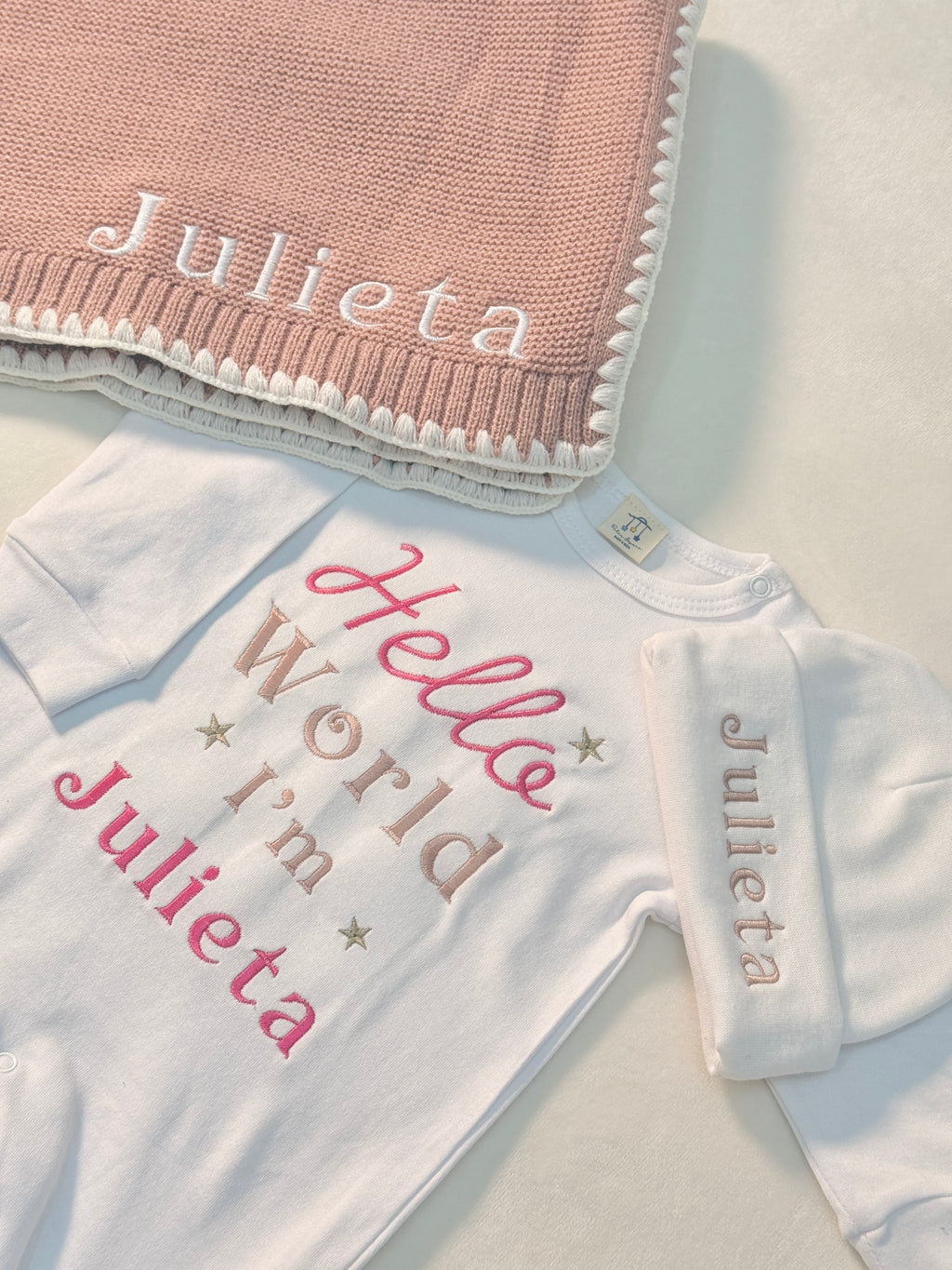 Mamelucos personalizados Hello World