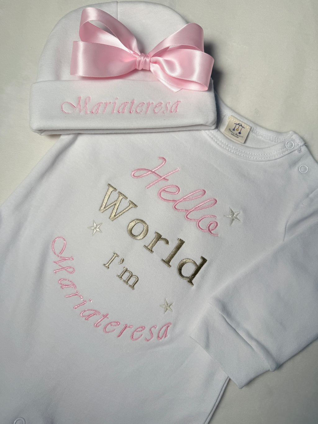 Mamelucos personalizados Hello World