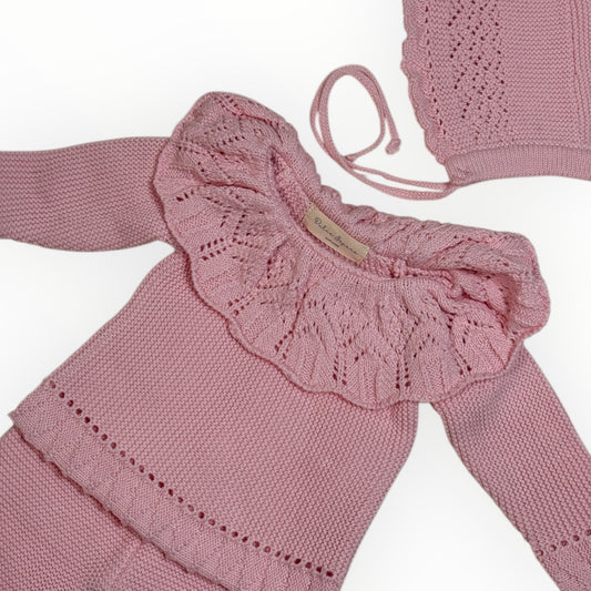 Conjunto tejido Ana 3 piezas