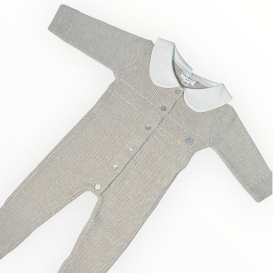 Mameluco tejido beige