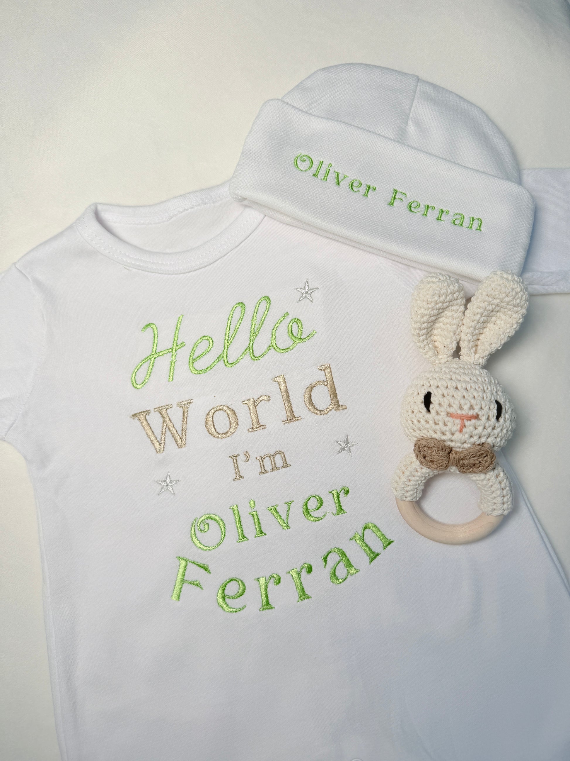 Mamelucos personalizados Hello World