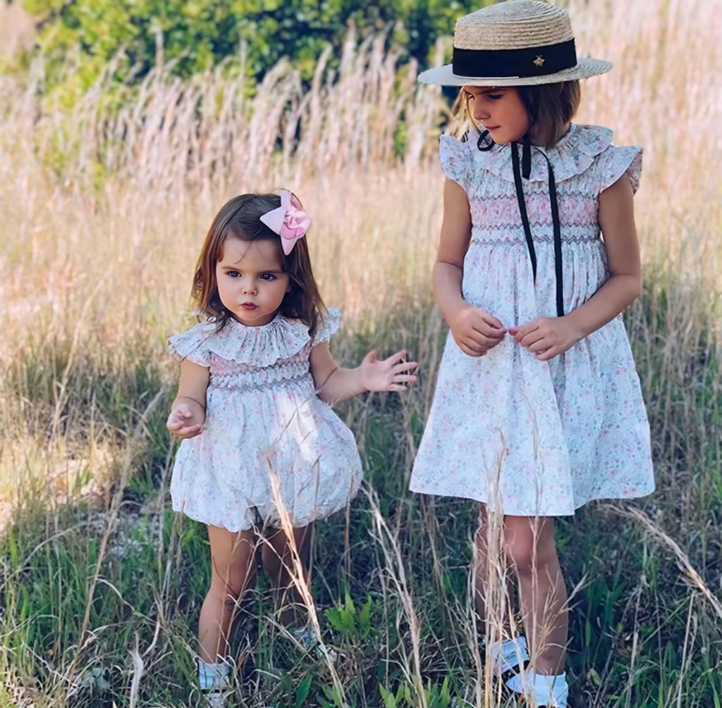 Vestido floral con volantes Emma