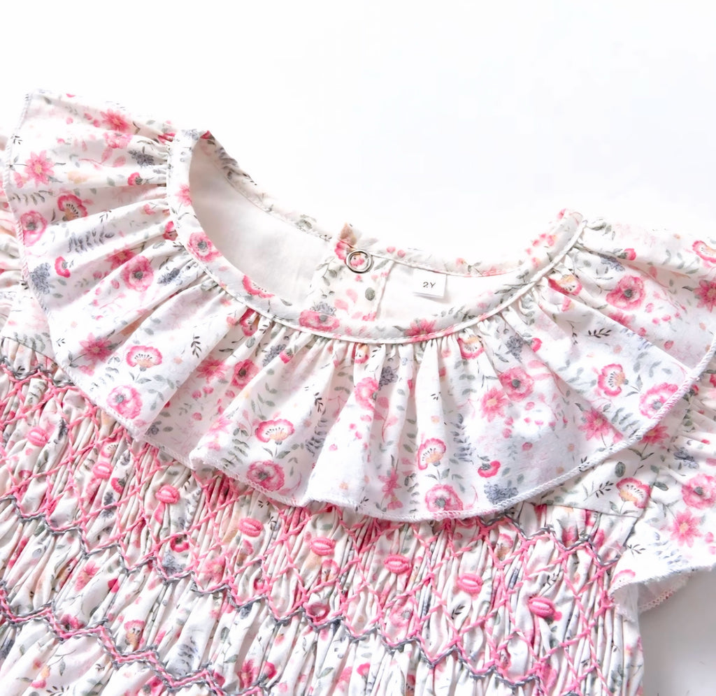Vestido floral con volantes Emma