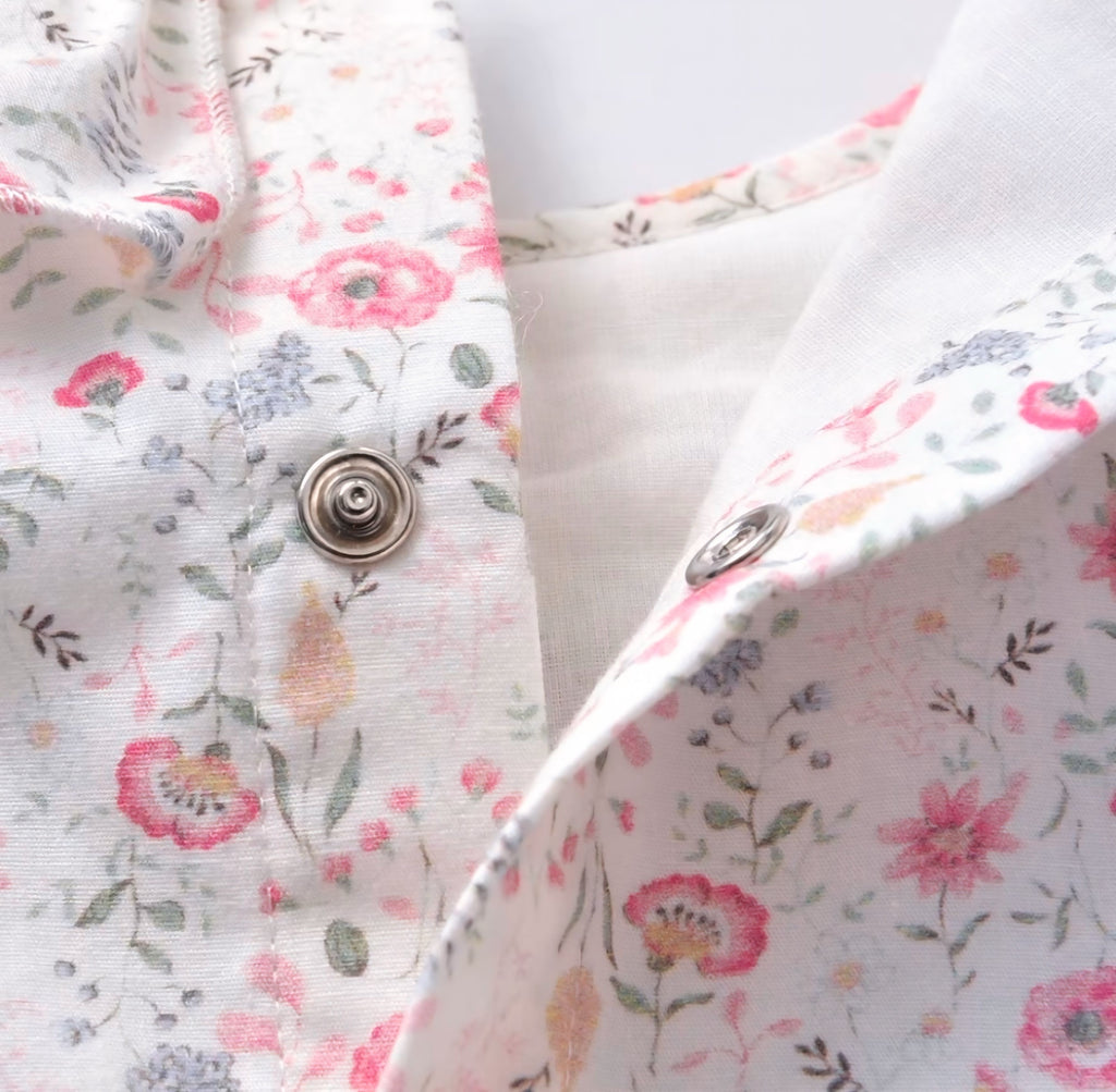 Vestido floral con volantes Emma