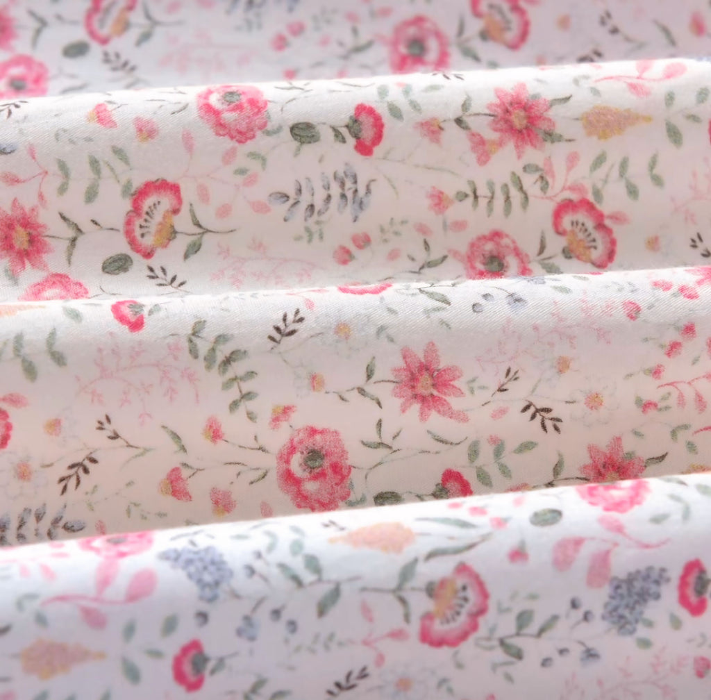 Vestido floral con volantes Emma
