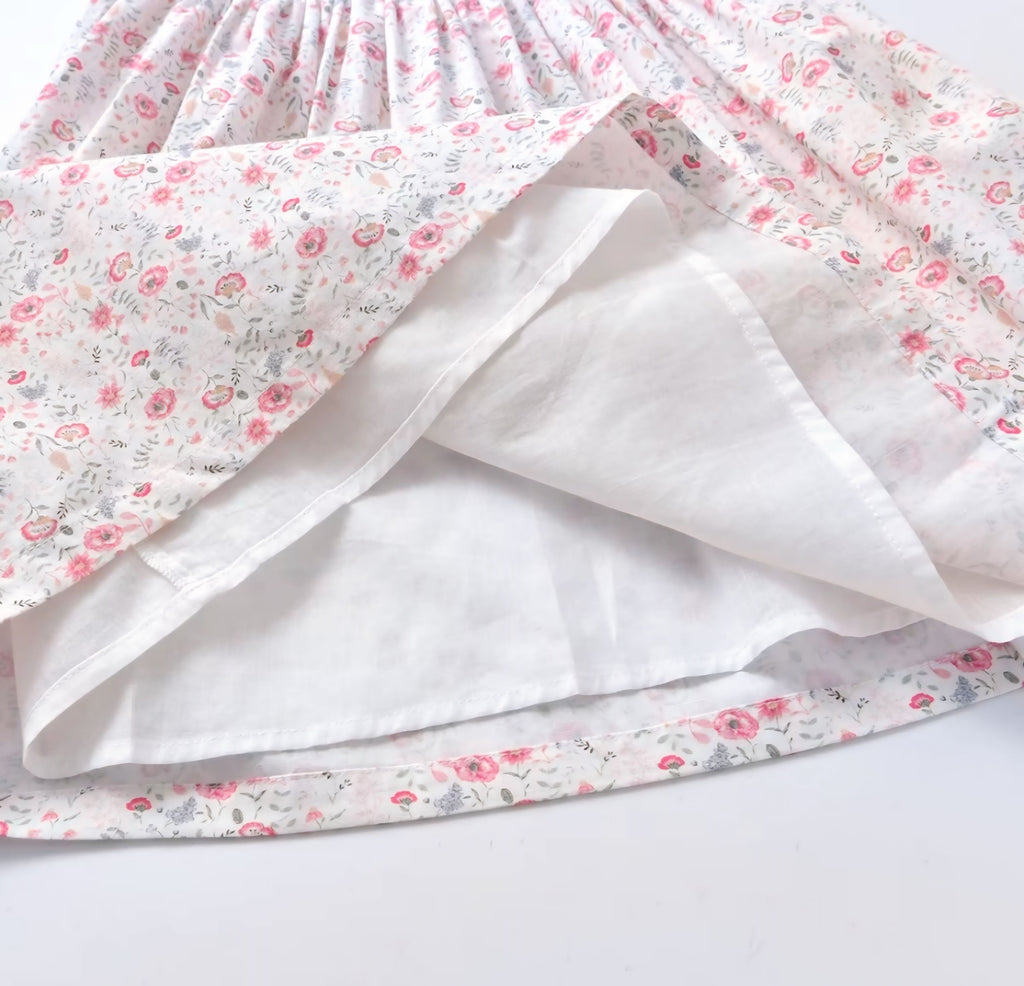 Vestido floral con volantes Emma