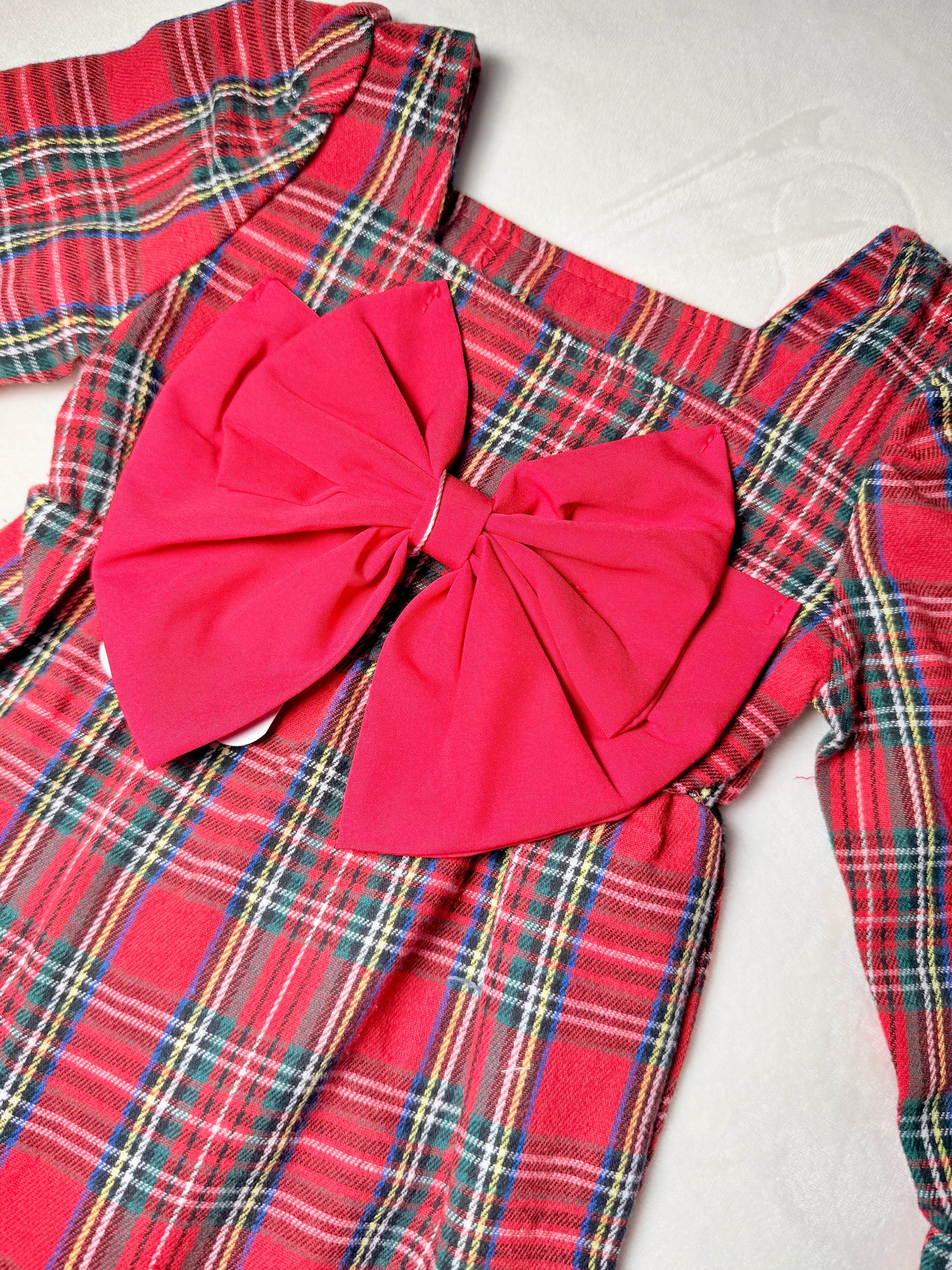 Jumper navideño con moño