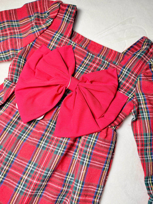 Jumper navideño con moño