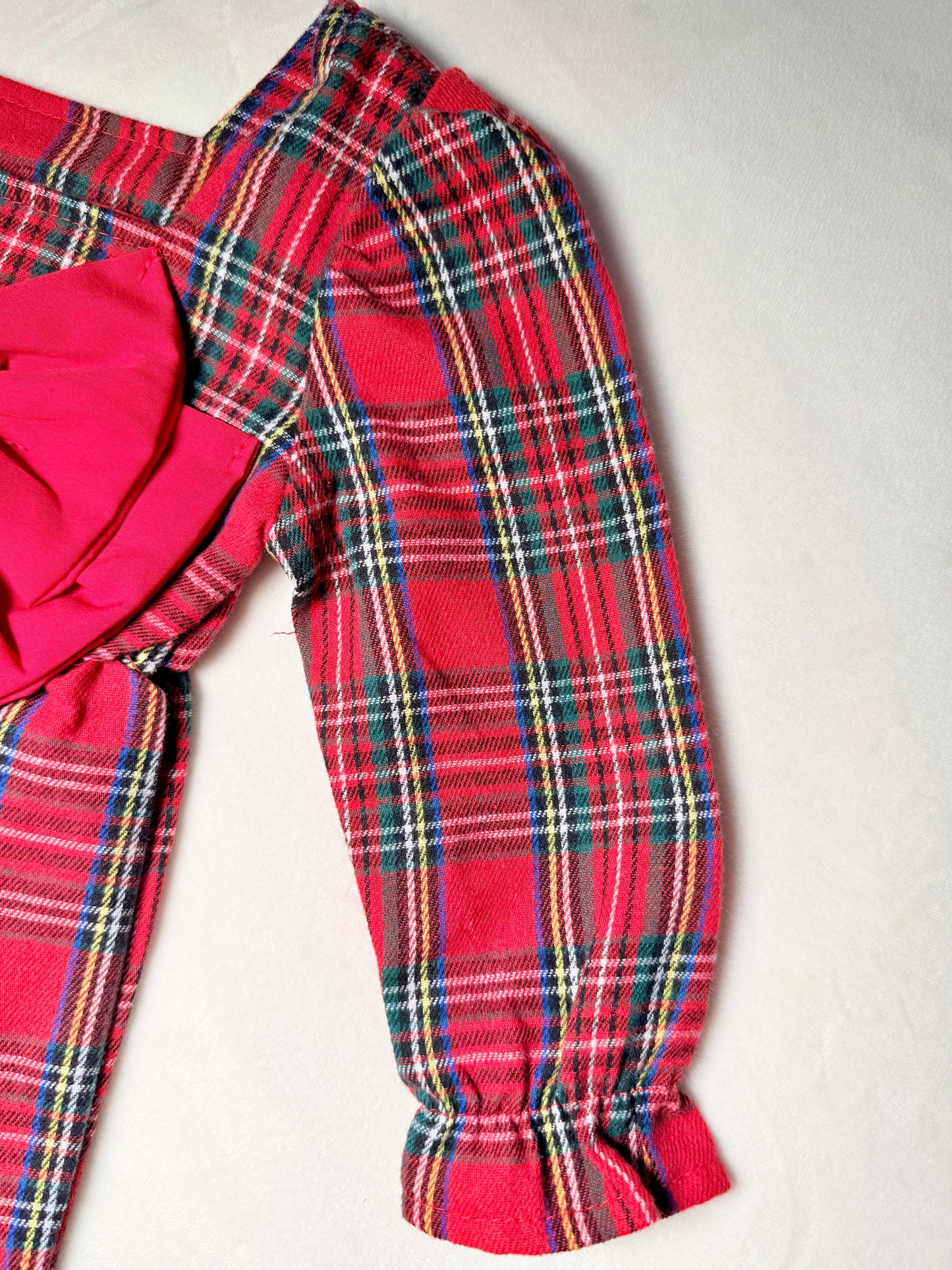 Jumper navideño con moño