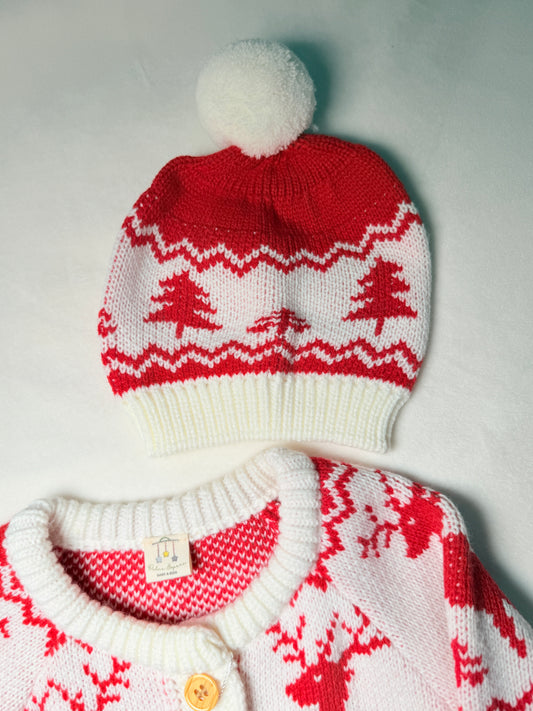 Mamelucos navideños con gorro