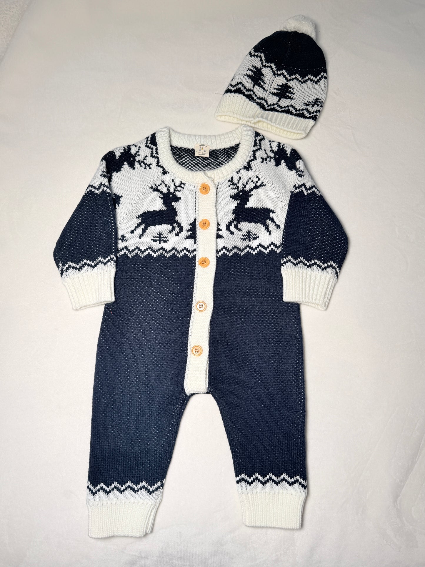 Mamelucos navideños con gorro