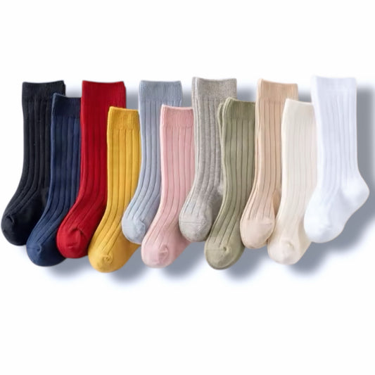 Calcetas altas de algodón unisex