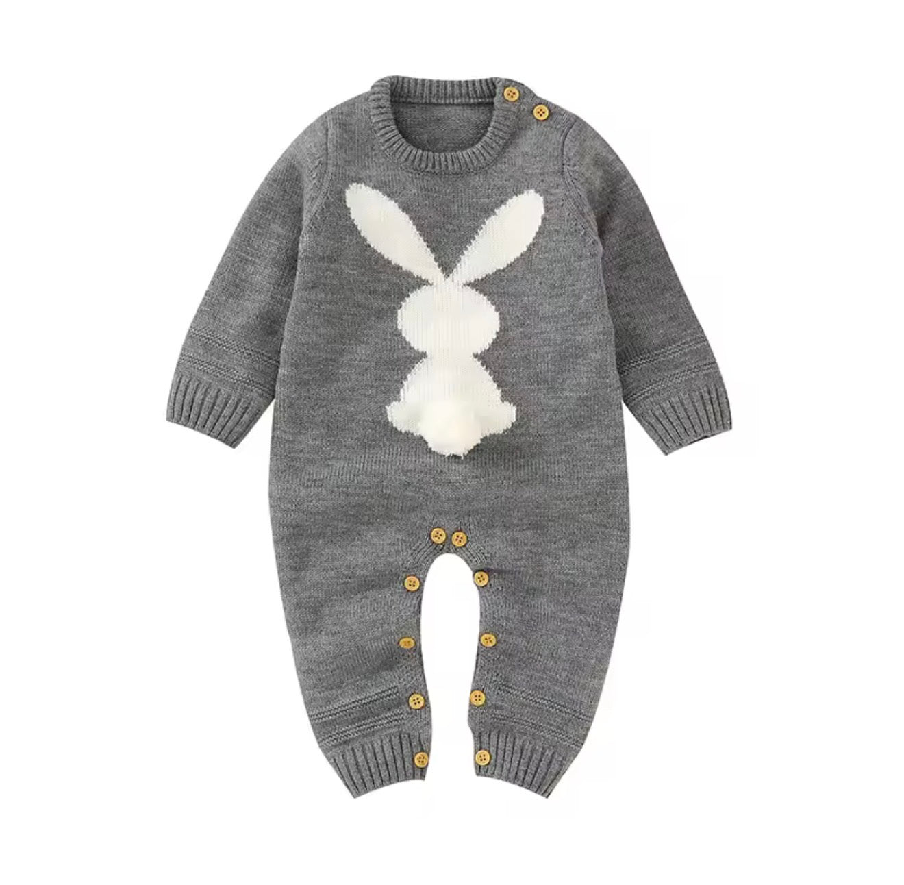Mameluco Tejido Pompon Bunny