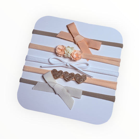 Set de bandas para cabello bebe