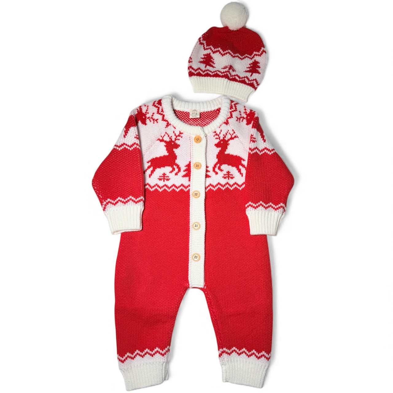 Mamelucos navideños con gorro